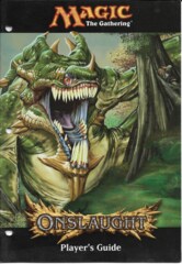 MTG: Onslaught Player's Guide (from fat pack) magic the gathering